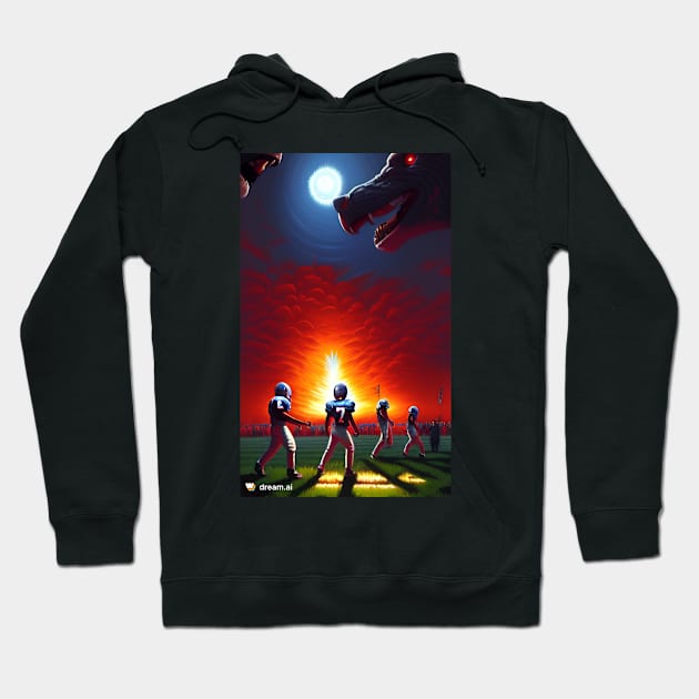 football Hoodie by In Baghdad 